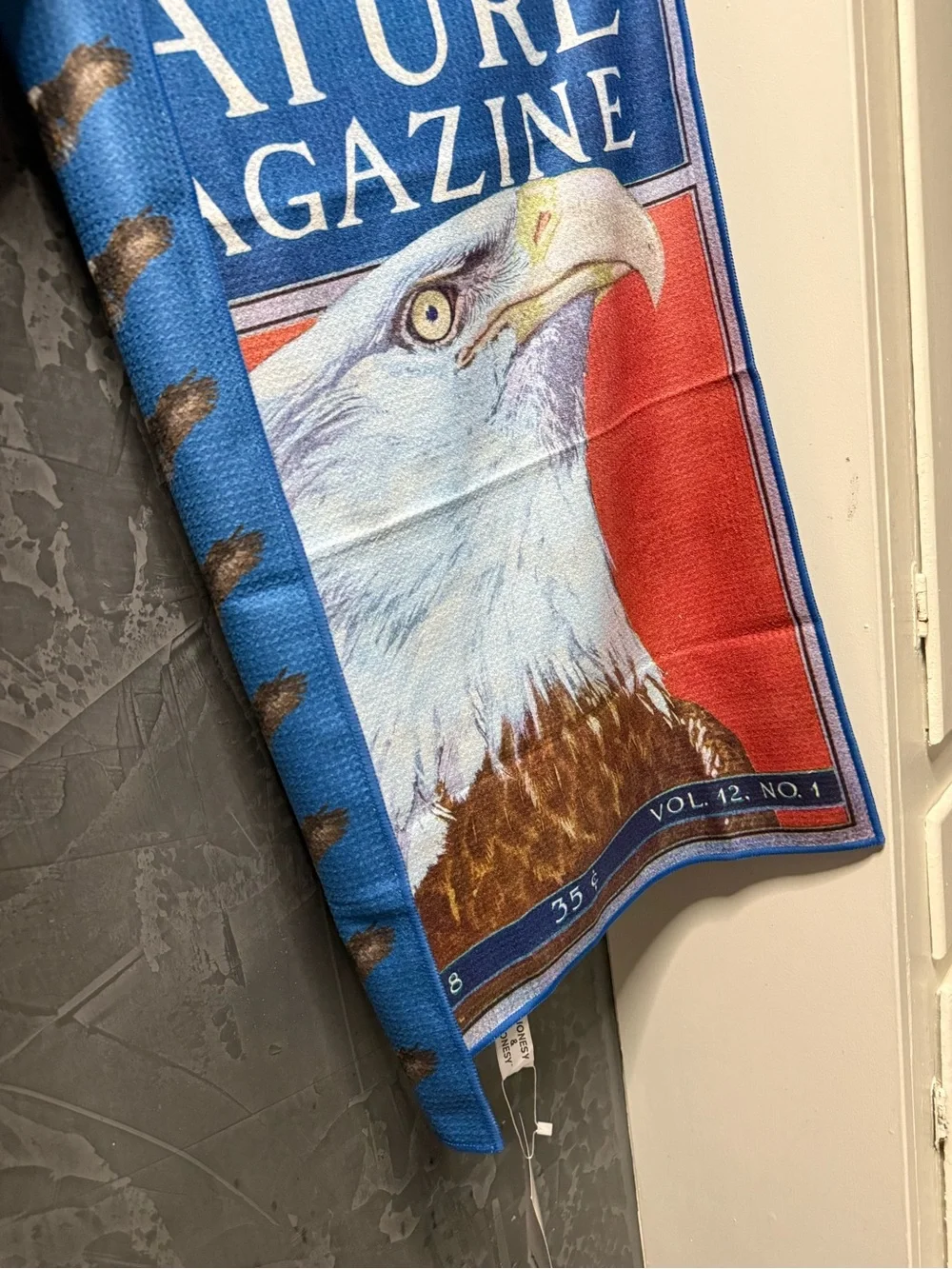 Double view Nature Magazine Eagle Print Towel